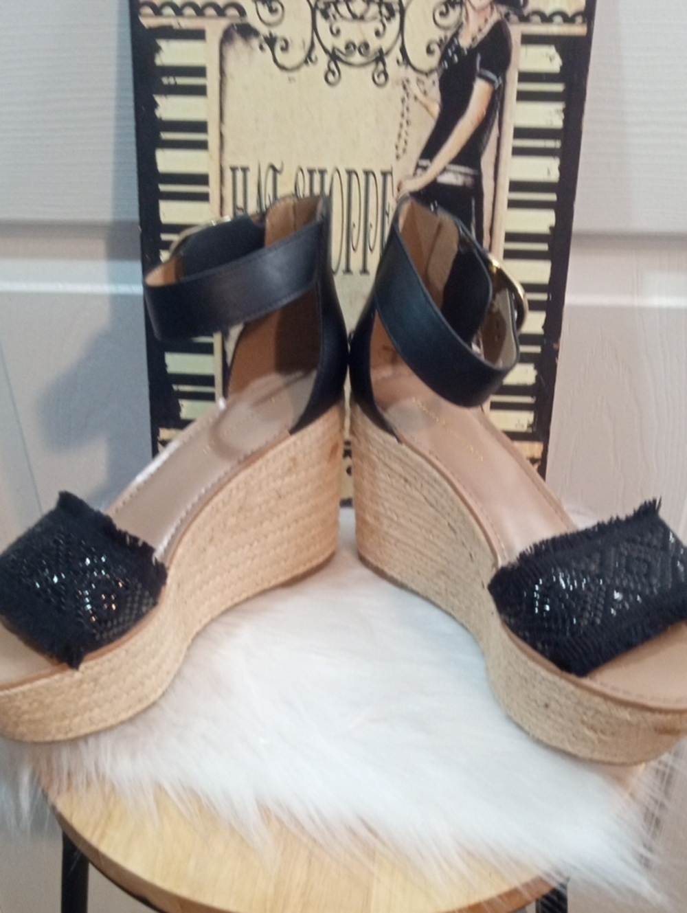 TOMMY HILFIGER TERRIN ESPADRILLE WEDGE SANDAL - Picture 4 of 11